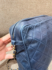 Sac Chanel caméra bleu nuit 23/09