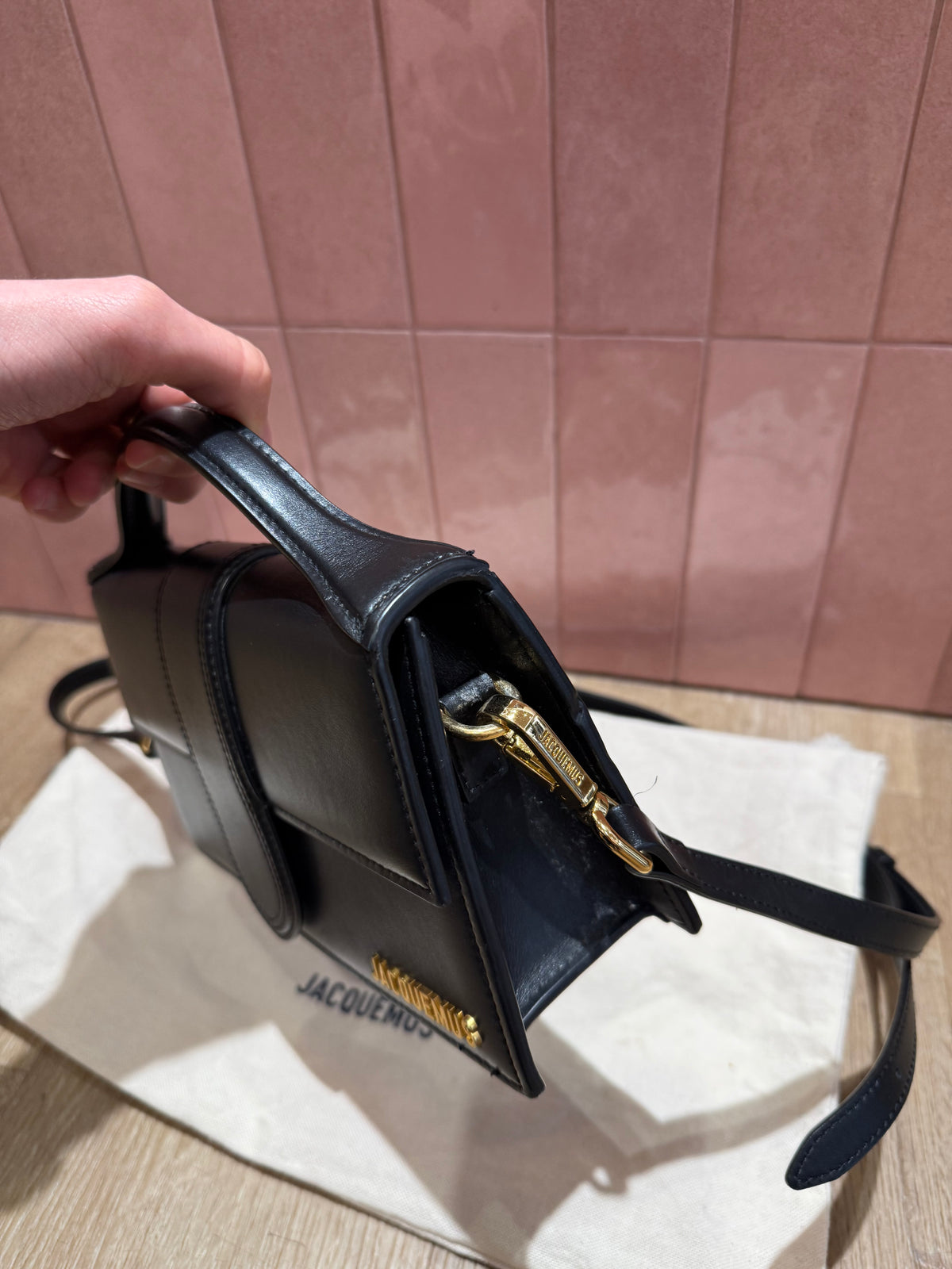Sac Jacquemus bambino en cuir