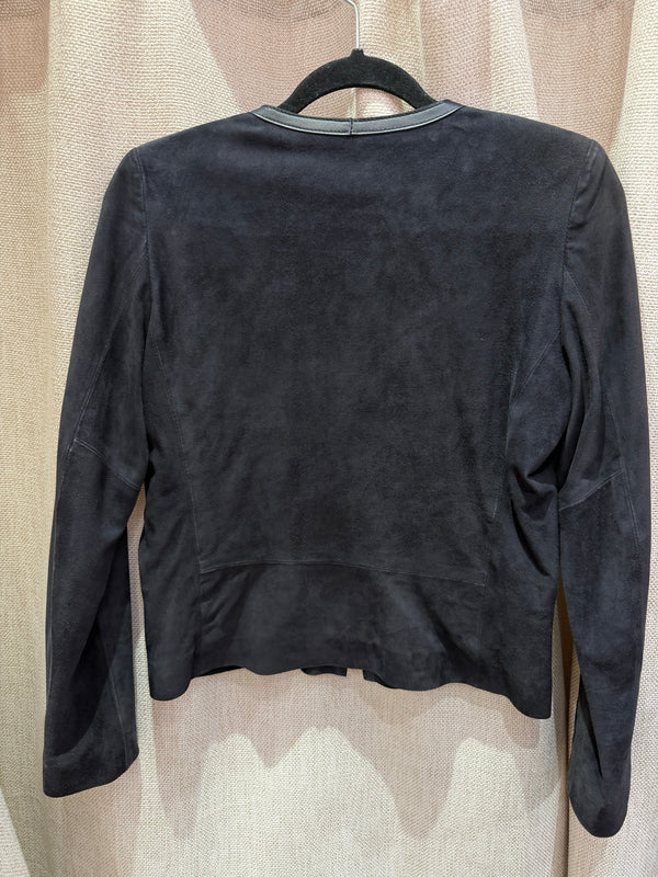 Veste en cuir et daim T.40 giorgio 28/09