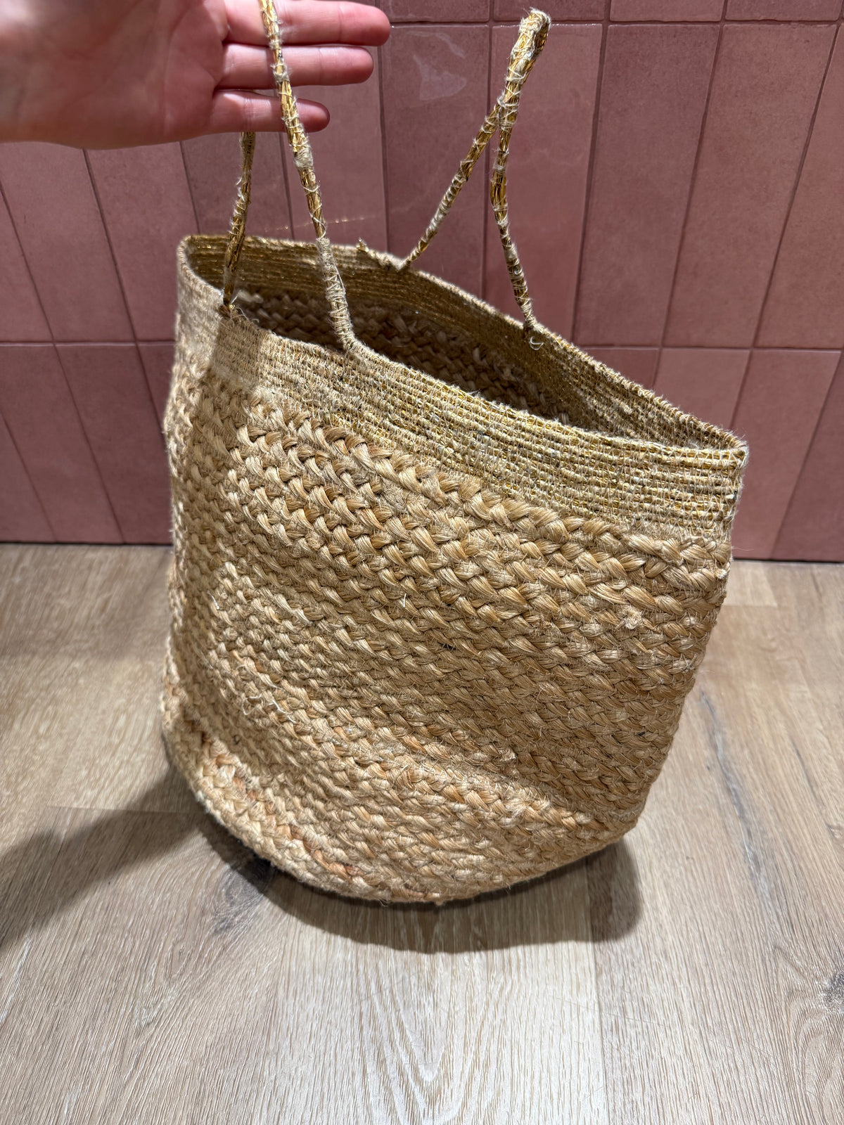 Sac beige tressé 26/05