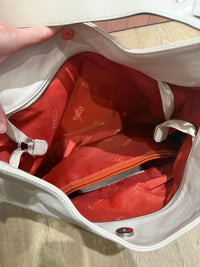 Sac blanc Texier cuir