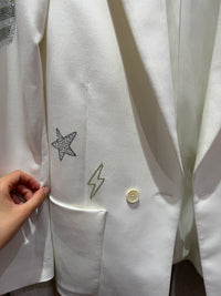 Blazer à strass Blanc Zadig & Voltaire T.38 03/09