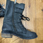 Bottines ikks cuir noir T.38