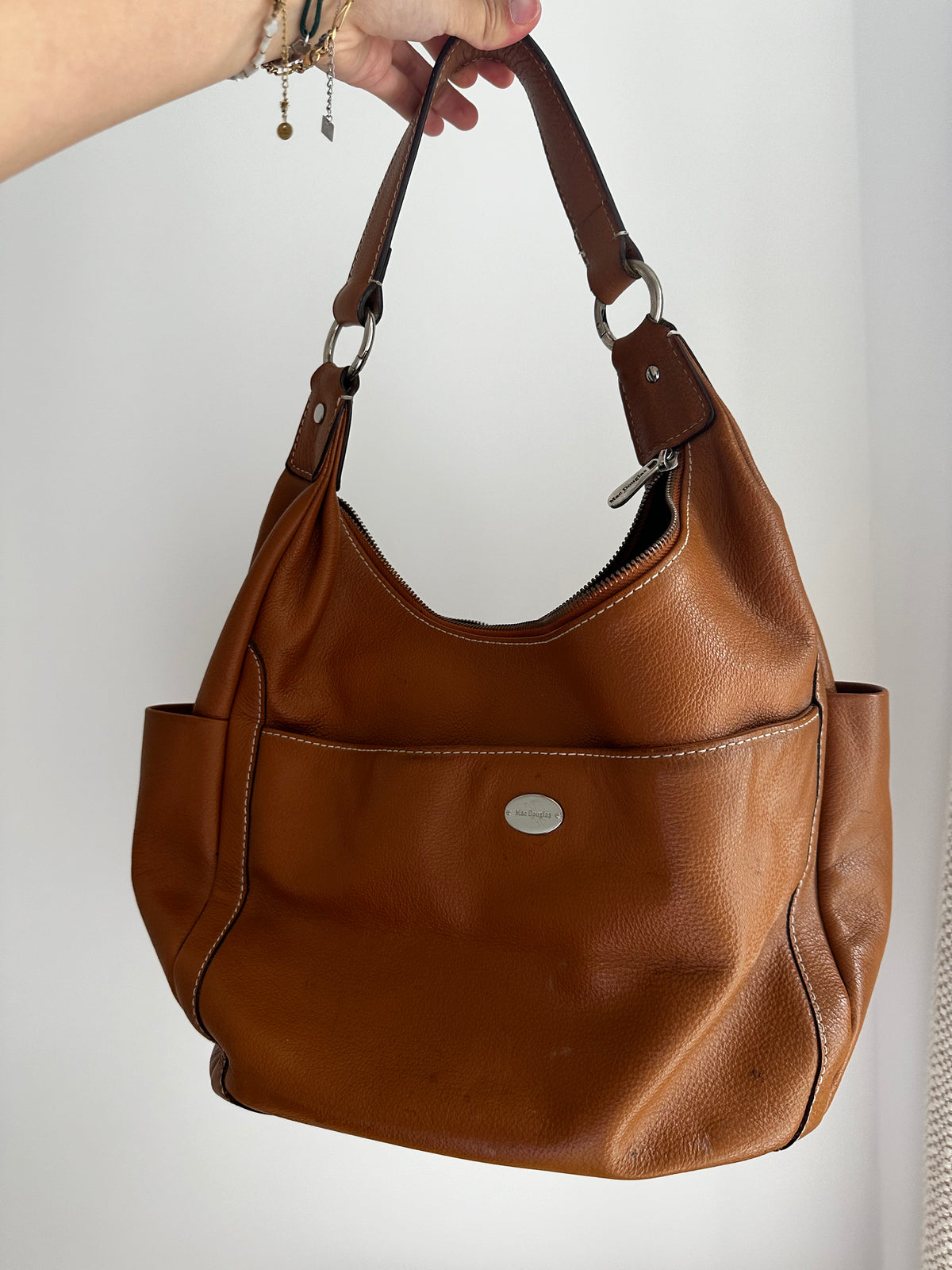 Sac mac Douglas cuir marron