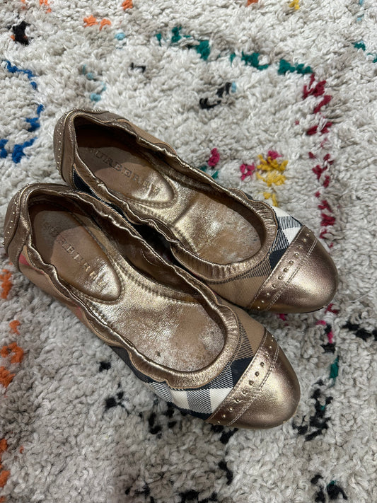 Ballerines Burberry cuir