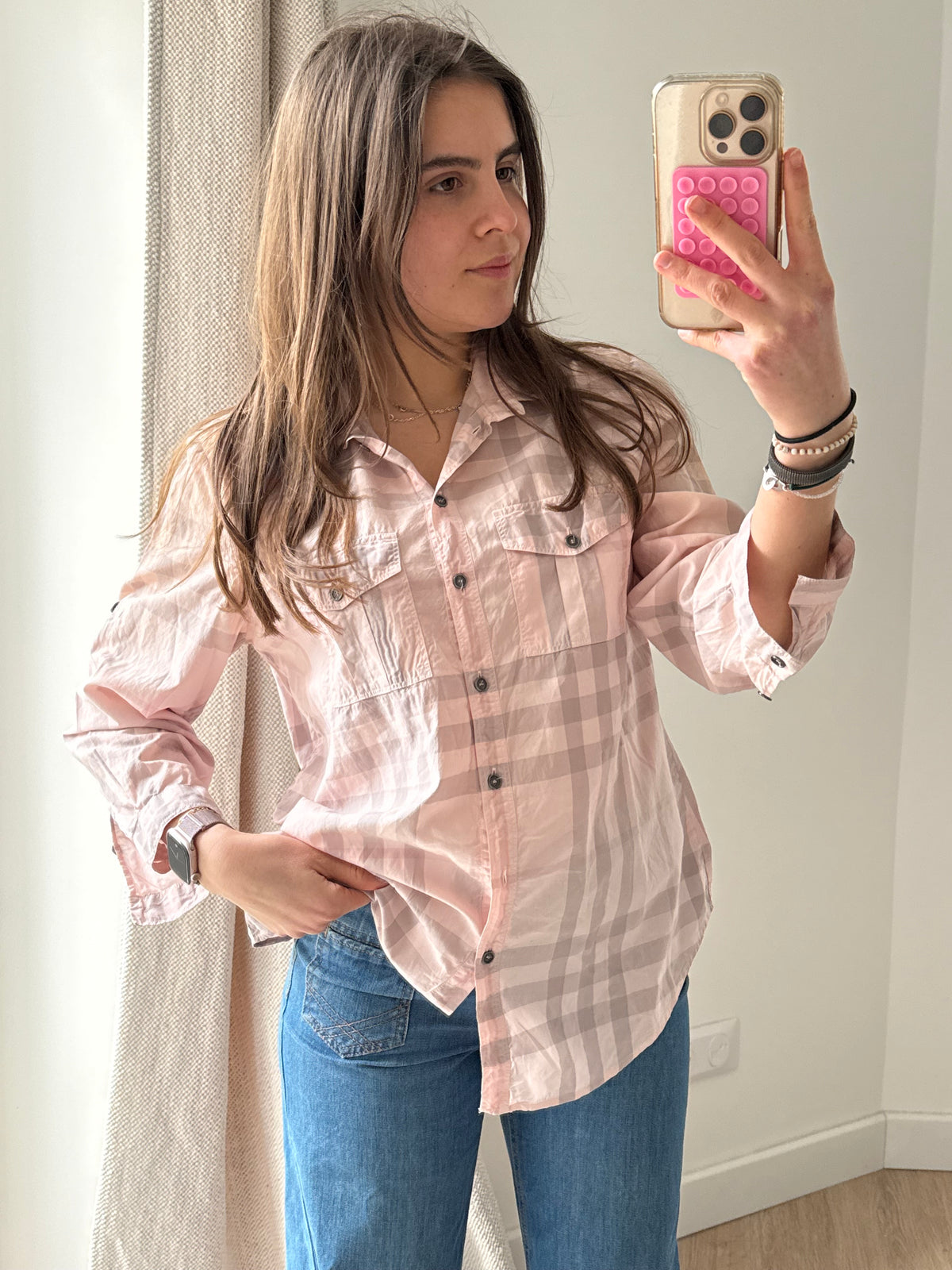 Chemise rose Burberry TXL