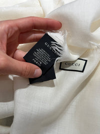 Étole laine et soie Gucci vendu + boîte