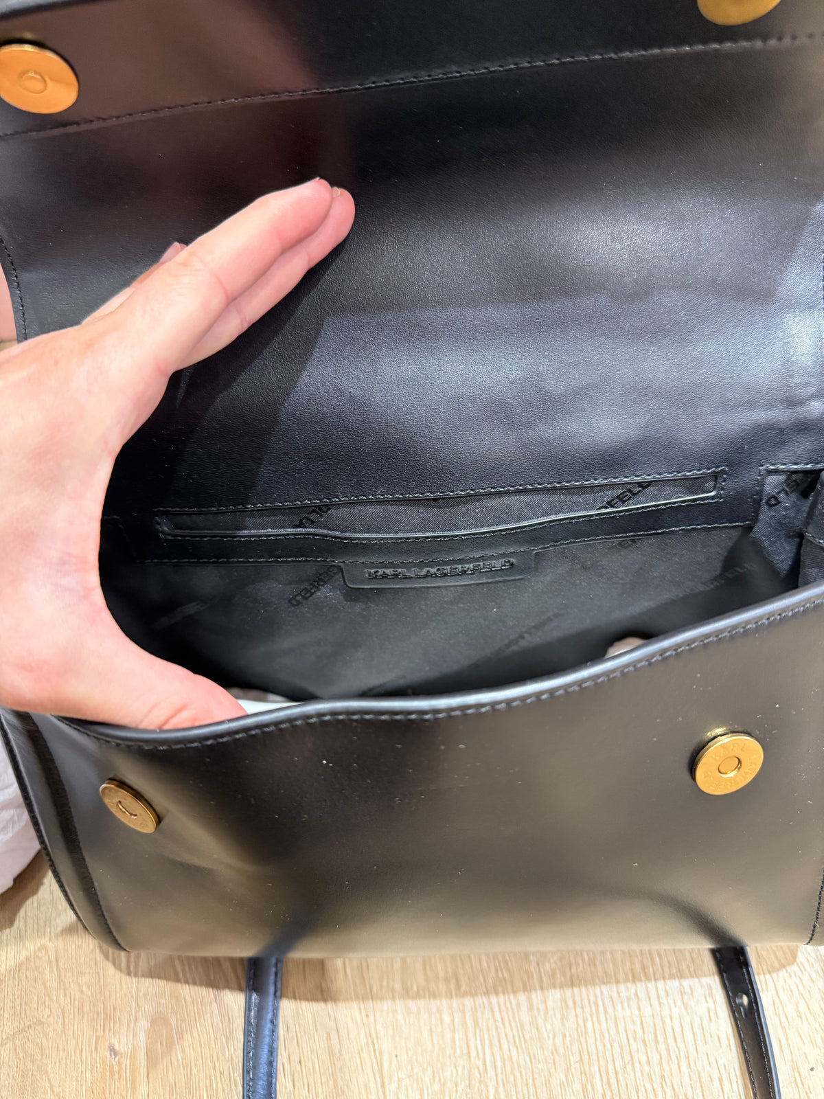 Sac Karl Lagerfeld noir 25/07