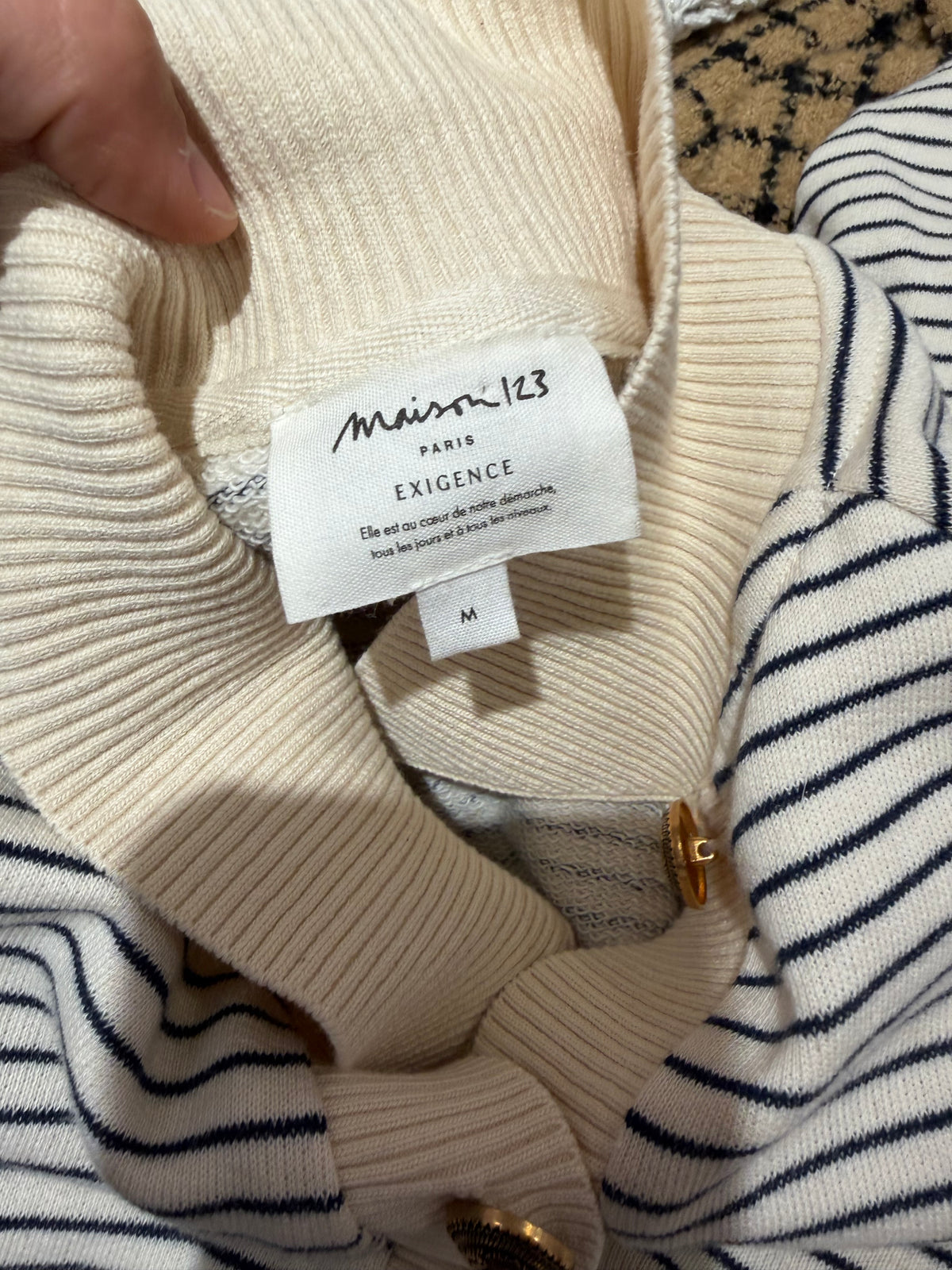 Pull marinière maison 123 T.M 06/10
