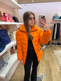 Doudoune orange moncler taille 5 31/05