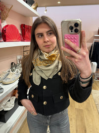 Foulard Chanel gris TU