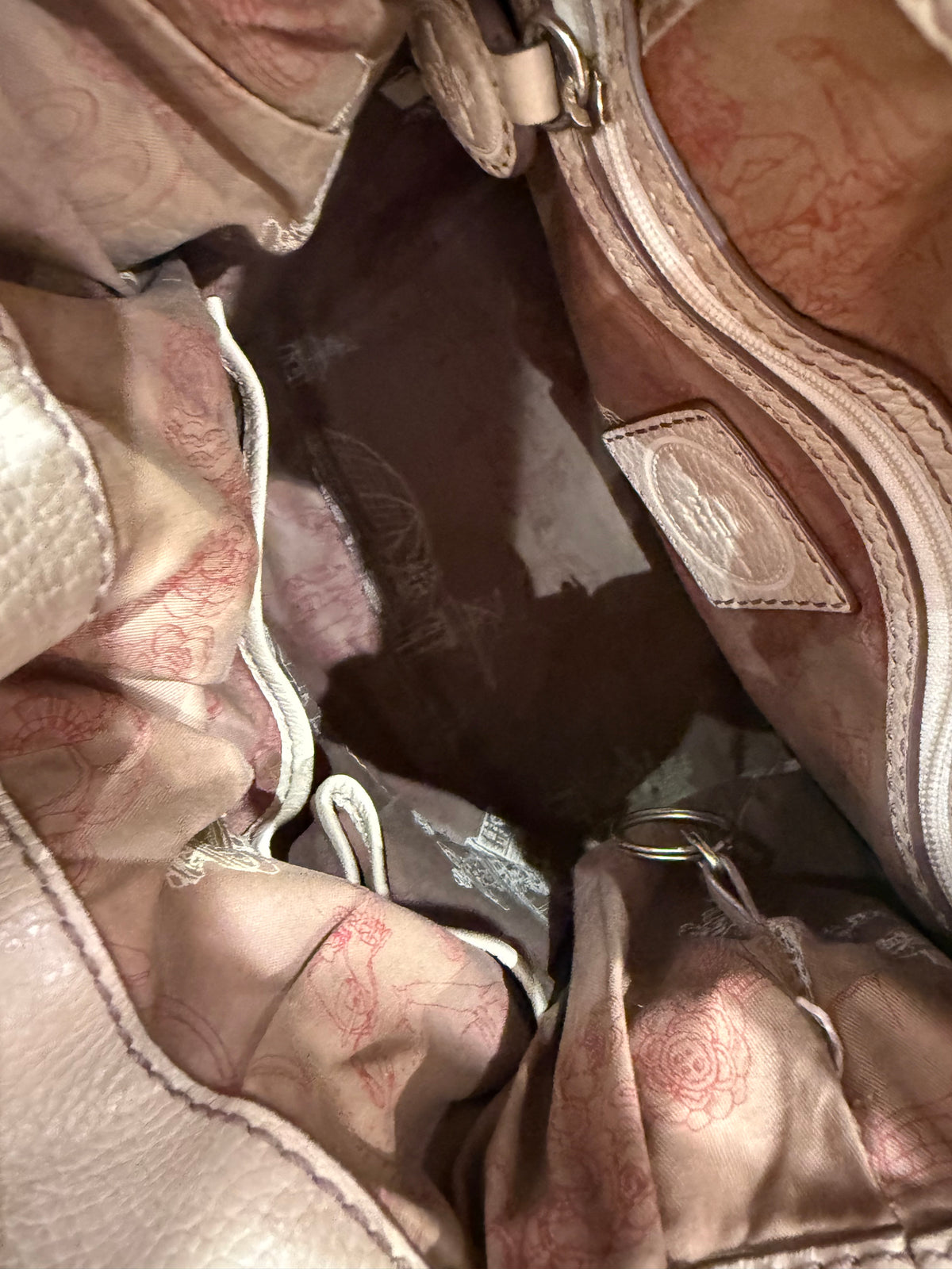 Sac lancel violet en cuir premier flirt 10/06