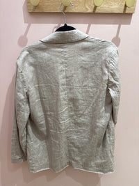 Blazer en lin beige Pomandere T.44