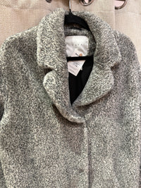 Manteau Yaya gris fausse fourrure T.38