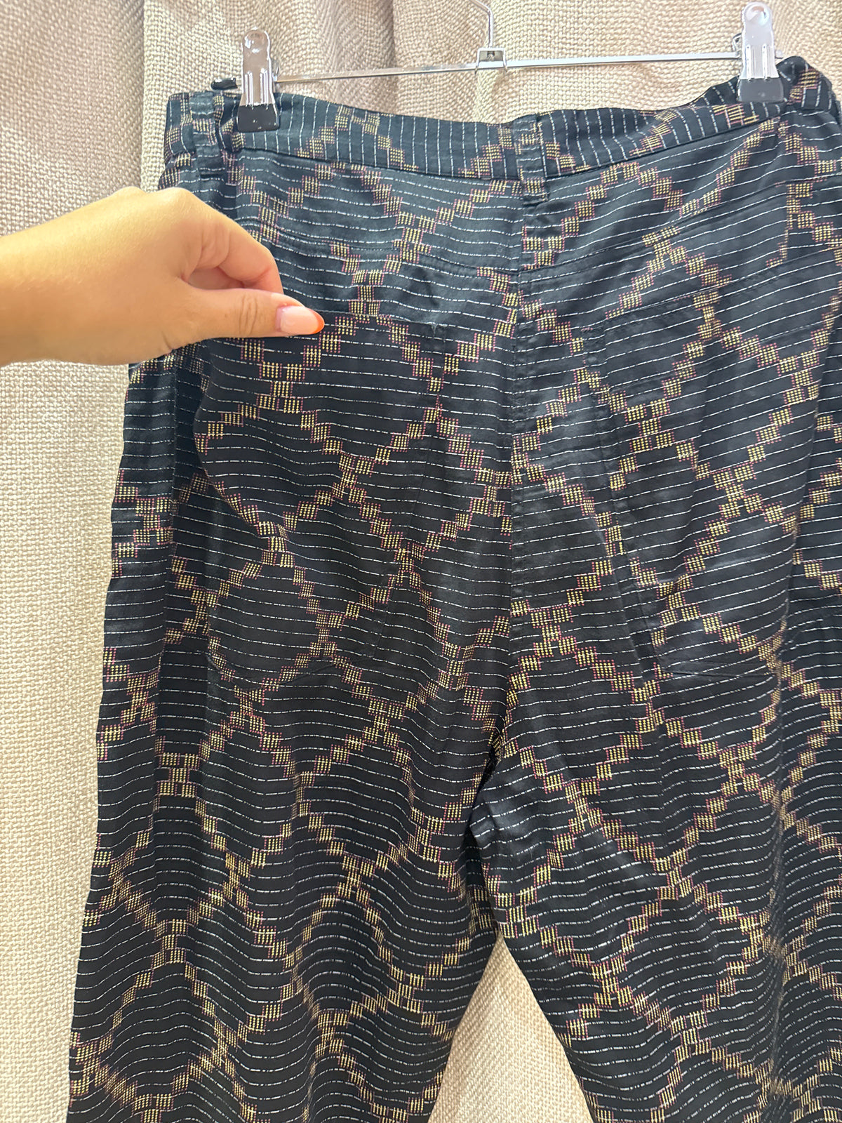 Pantalon noir et jaune Isabel Marant T.38/40