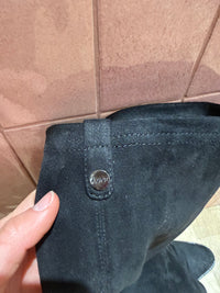 Bottines Adige noires daim T.40