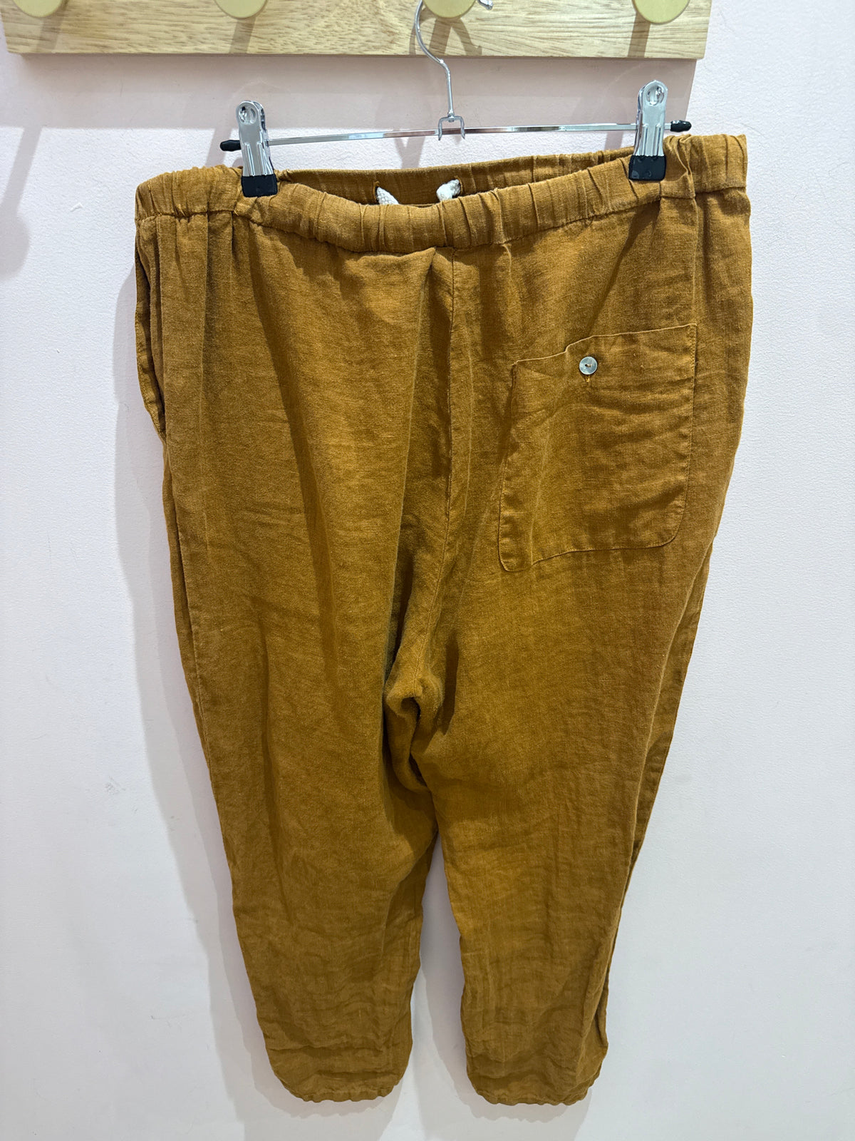 Pantalon American Vintage camel lin TU