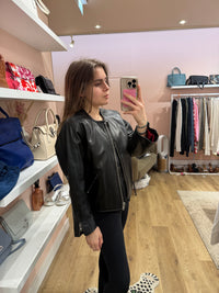 Veste en cuir Isabel marant T.38 31/05