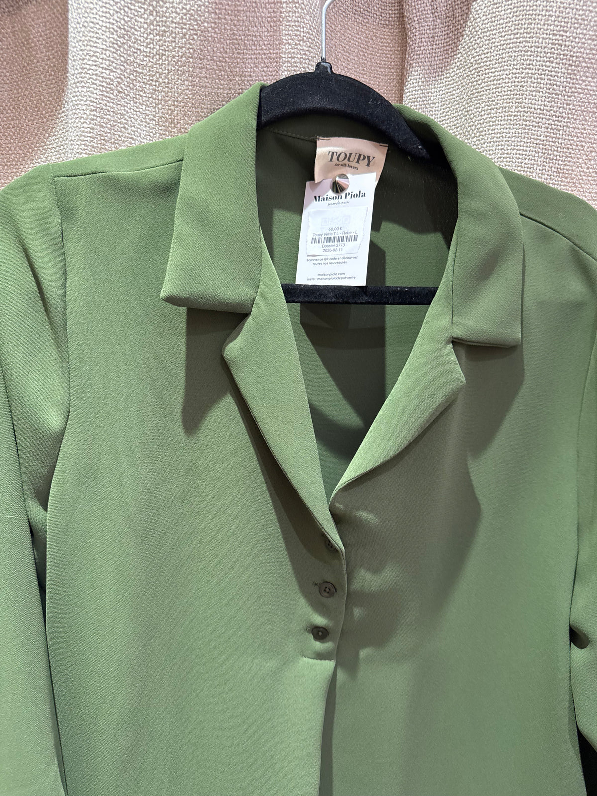 Toupy Verte T.L - Robe