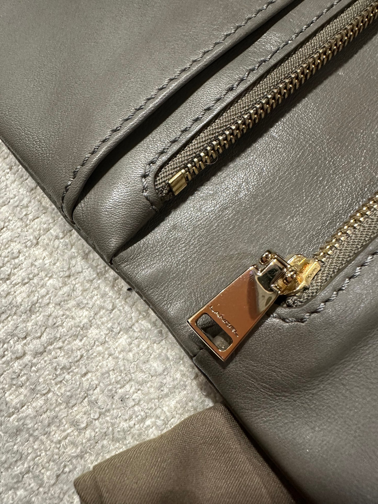 Pochette lancel cuir