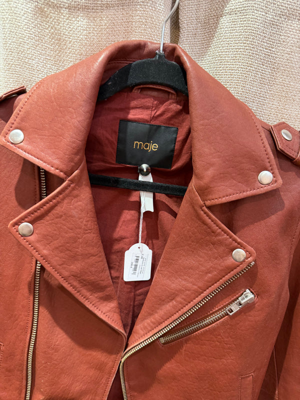 Perfecto en cuir Maje T.38 05/09