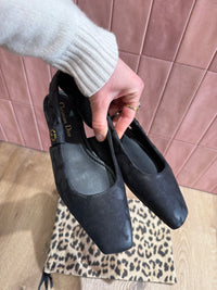 Ballerines mizza Christian Dior noir T.36