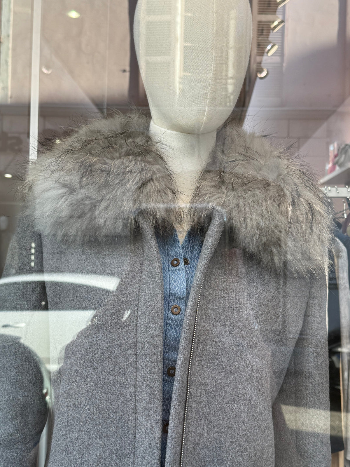 Manteau gris Claudie Pierlot T.40