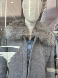 Manteau gris Claudie Pierlot T.40