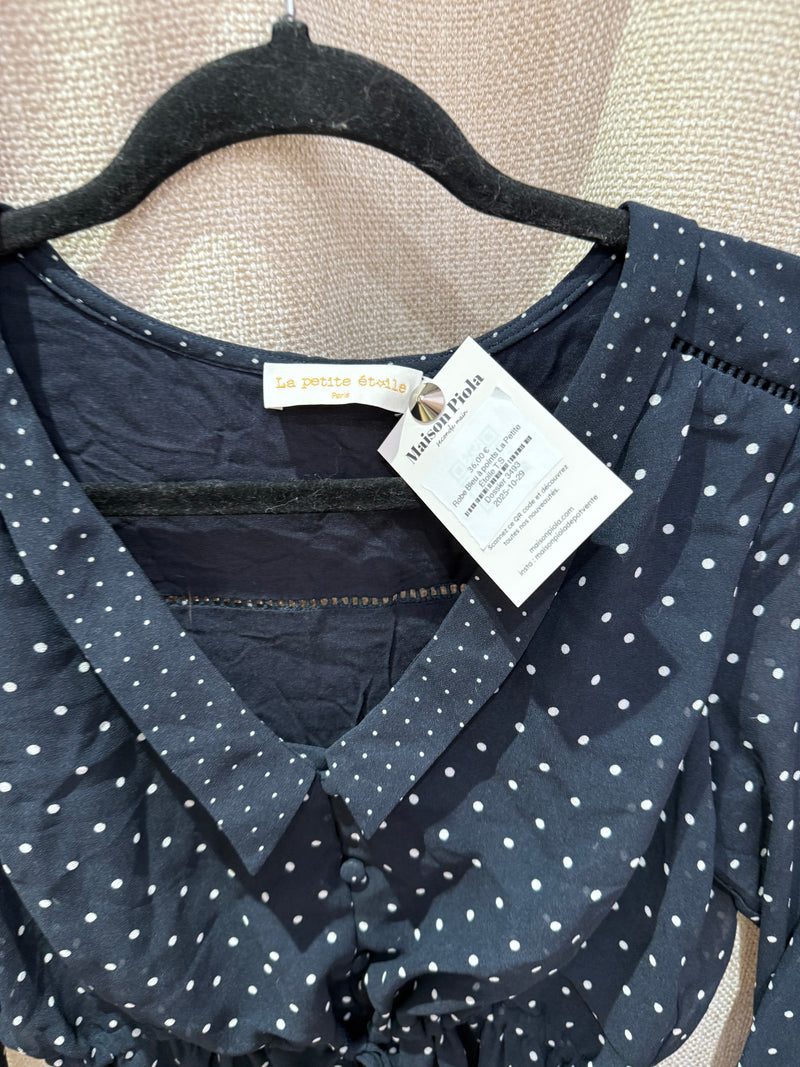 Robe Bleu à points La Petite Étoile T.S