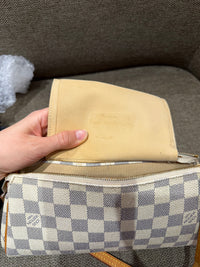 Sac Eva Louis Vuitton damier azur 17/09