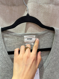 pull gris not shy en cachemire T.L 28/08