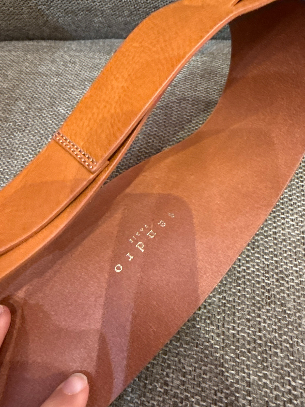 Ceinture Sandro T.S cuir