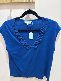 Débardeur bleu roi Maison 123 L