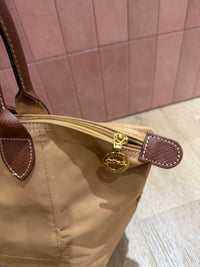Sac Pliage camel en toile Longchamp T.U 05/09
