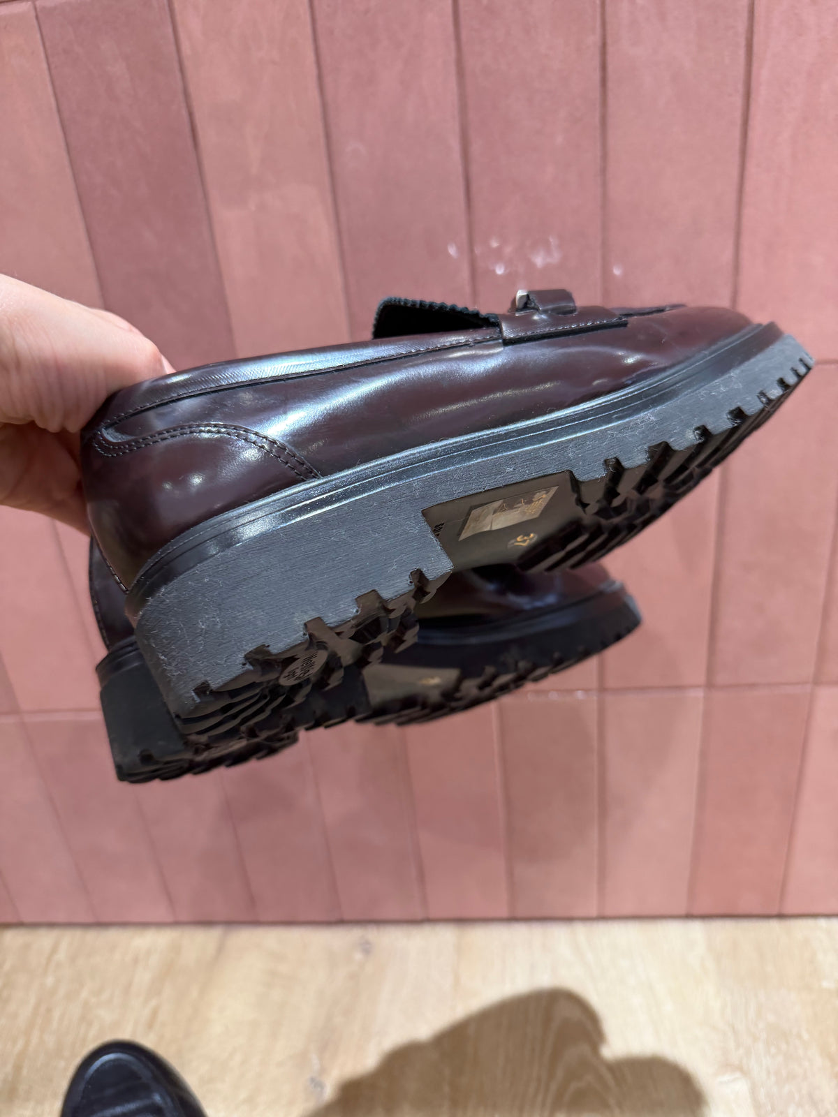 Mocassins bordeaux Hardrige T.37 27/08