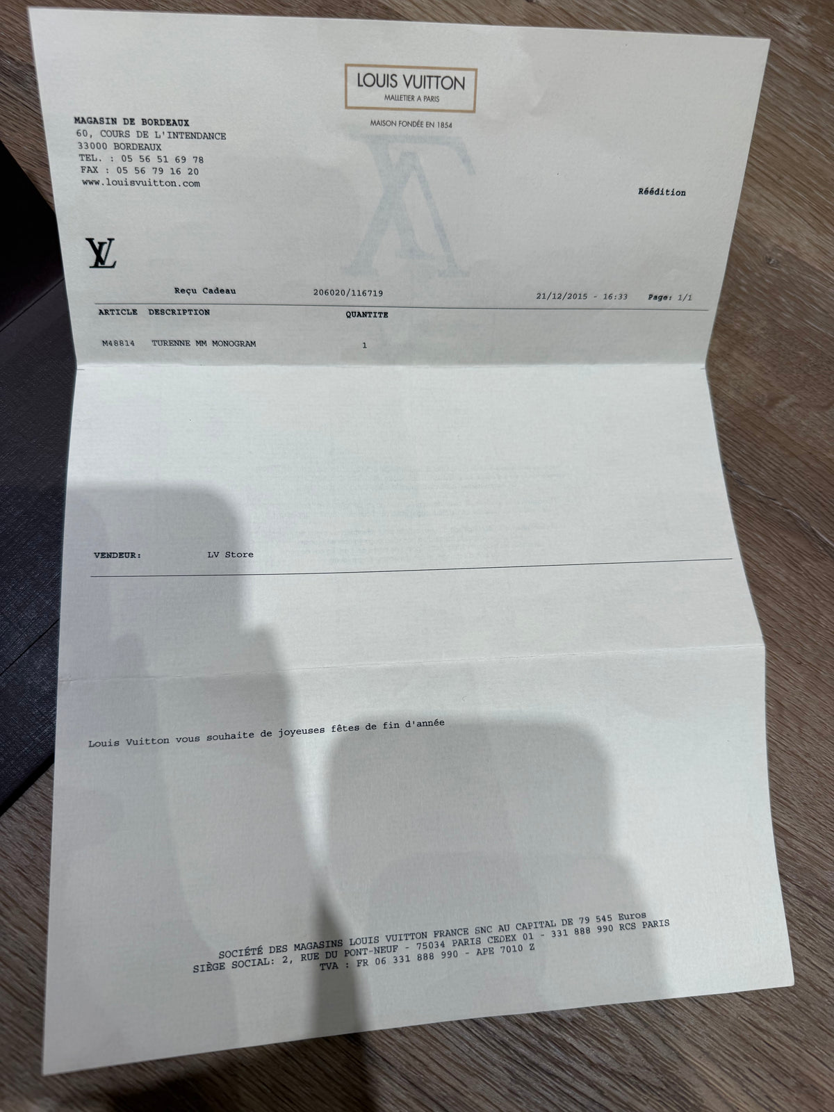 Sac Louis Vuitton Turenne