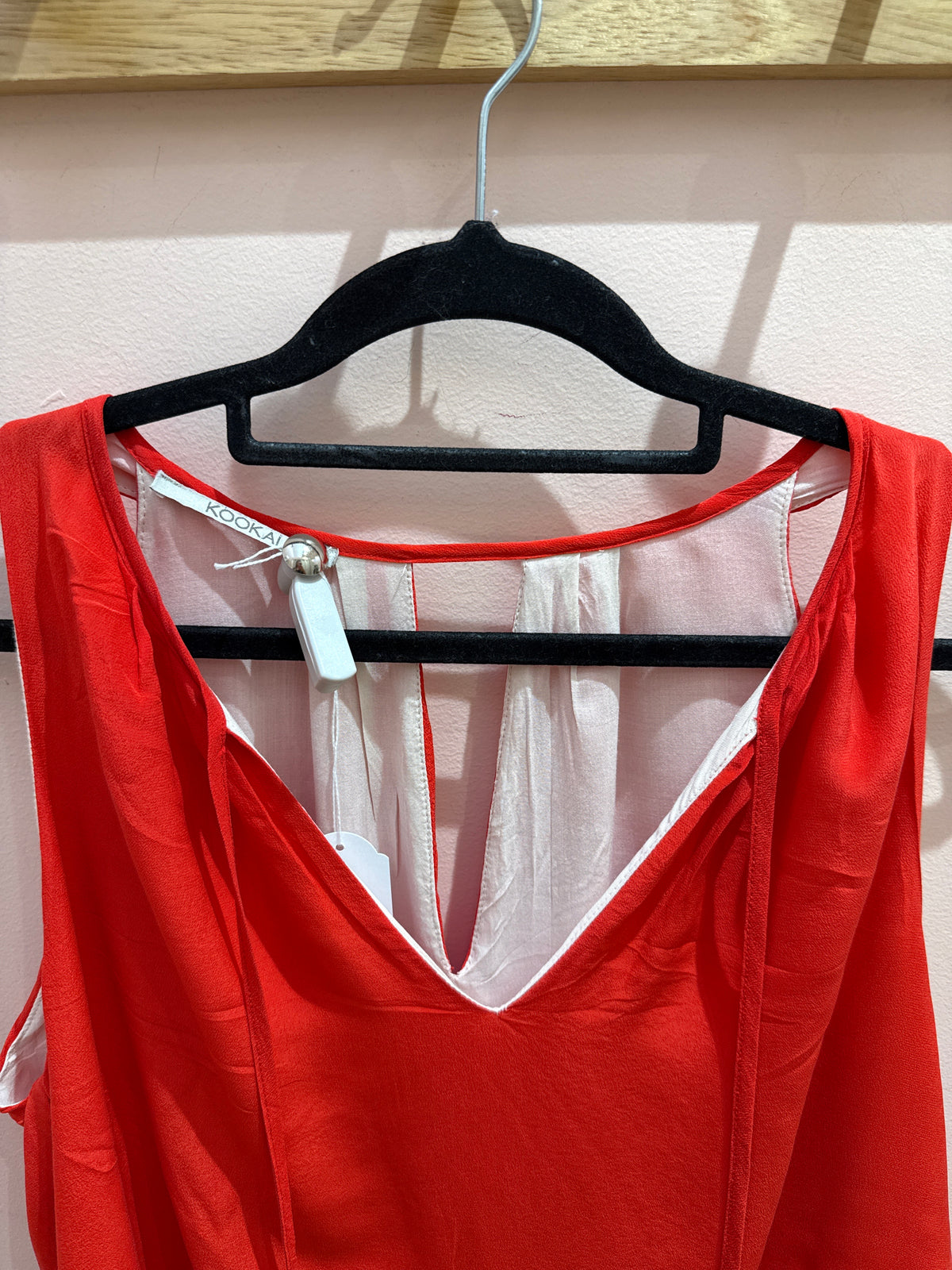 Kookaï Robe débardeur corail T.M