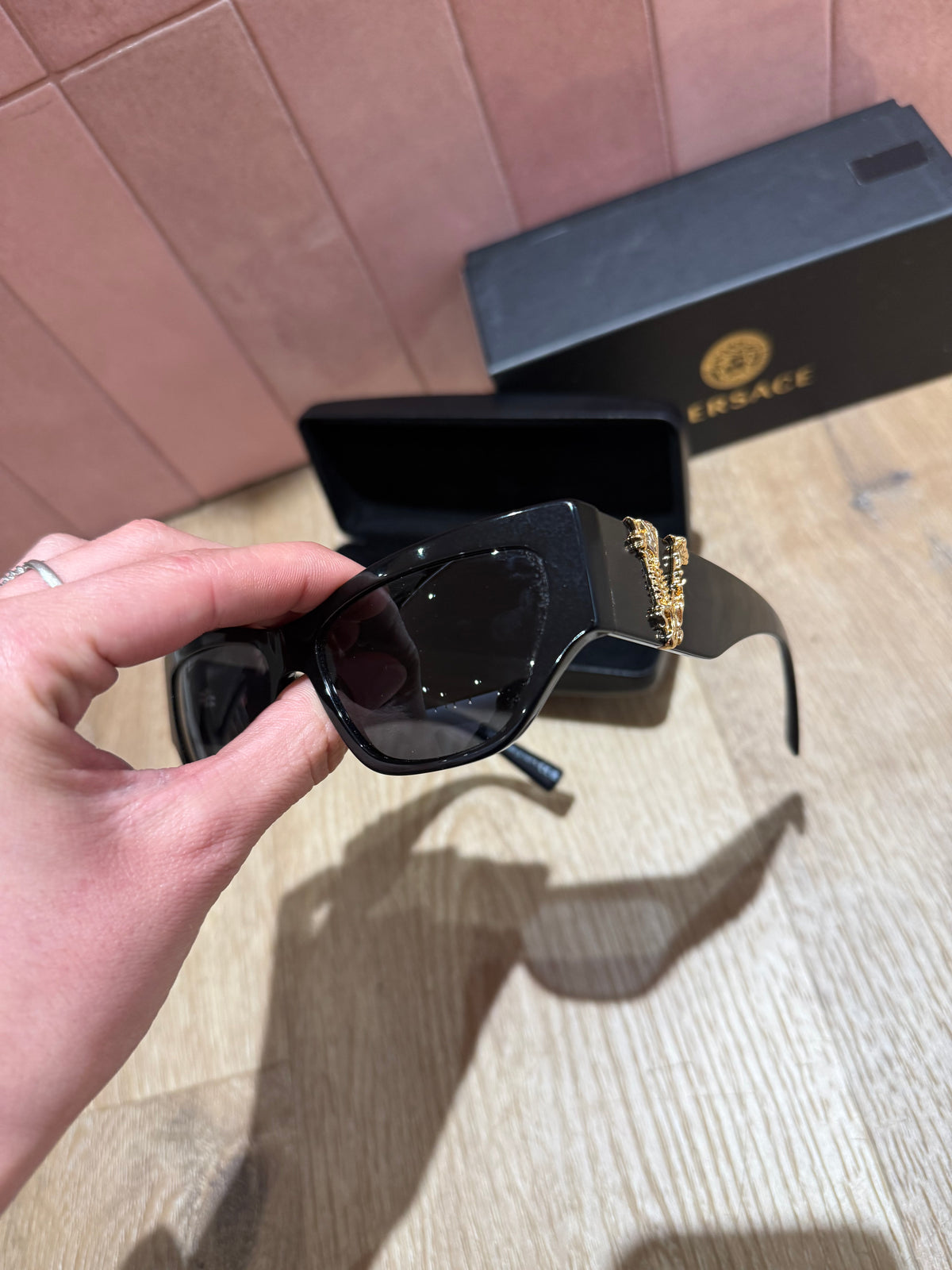 Versace lunettes soleil noir