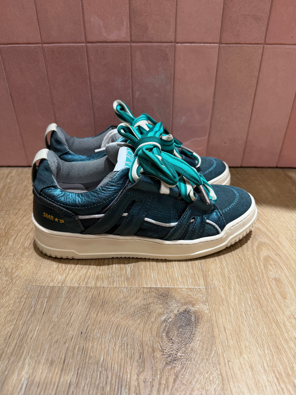 Baskets vertes Semerjean T.39 20/10