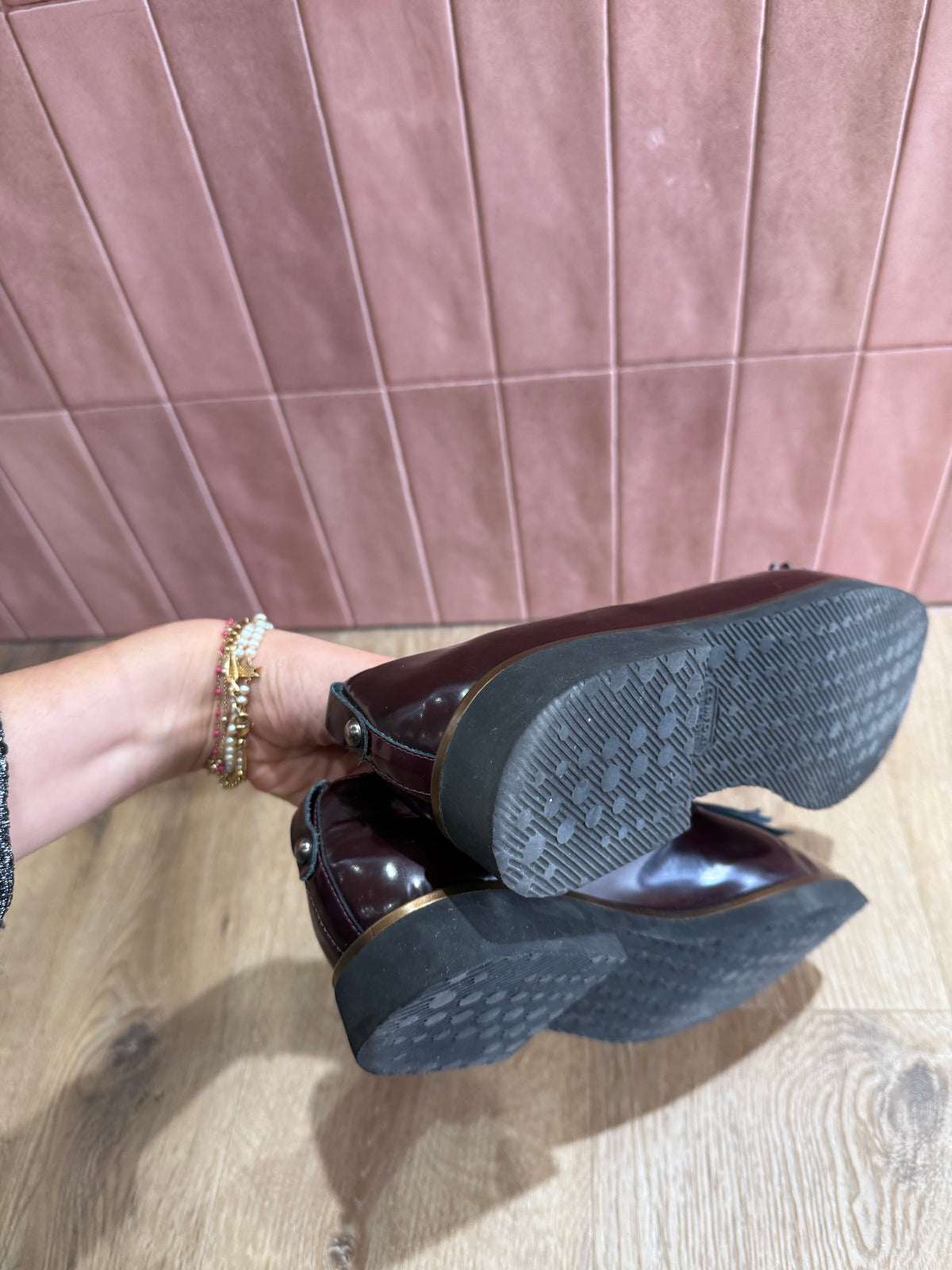 Mocassins rouges