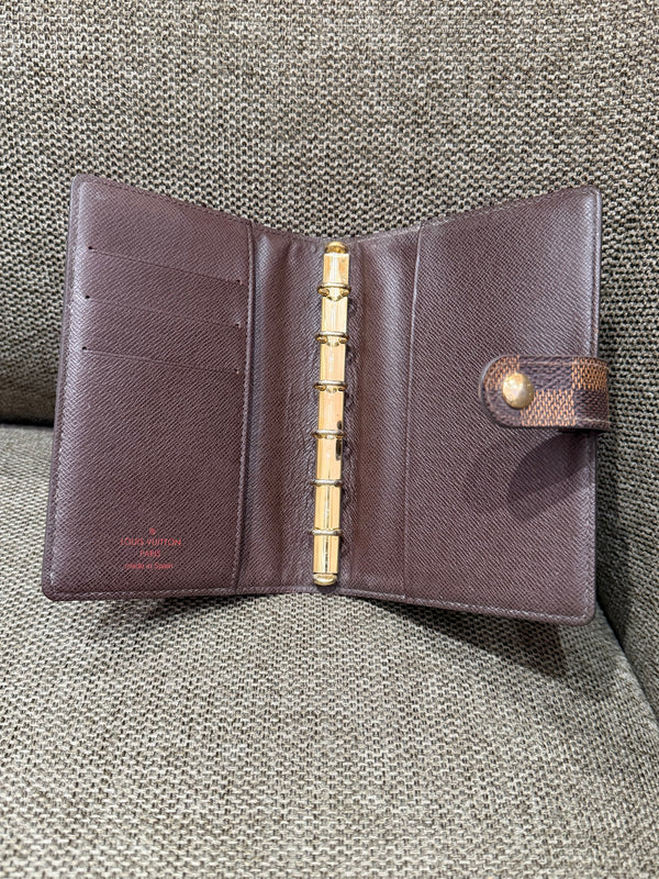 Agenda Louis Vuitton Damier Ébène 19/10