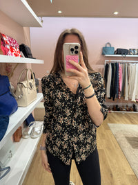 Chemise noire et blanche ba&sh T.XS 31/05