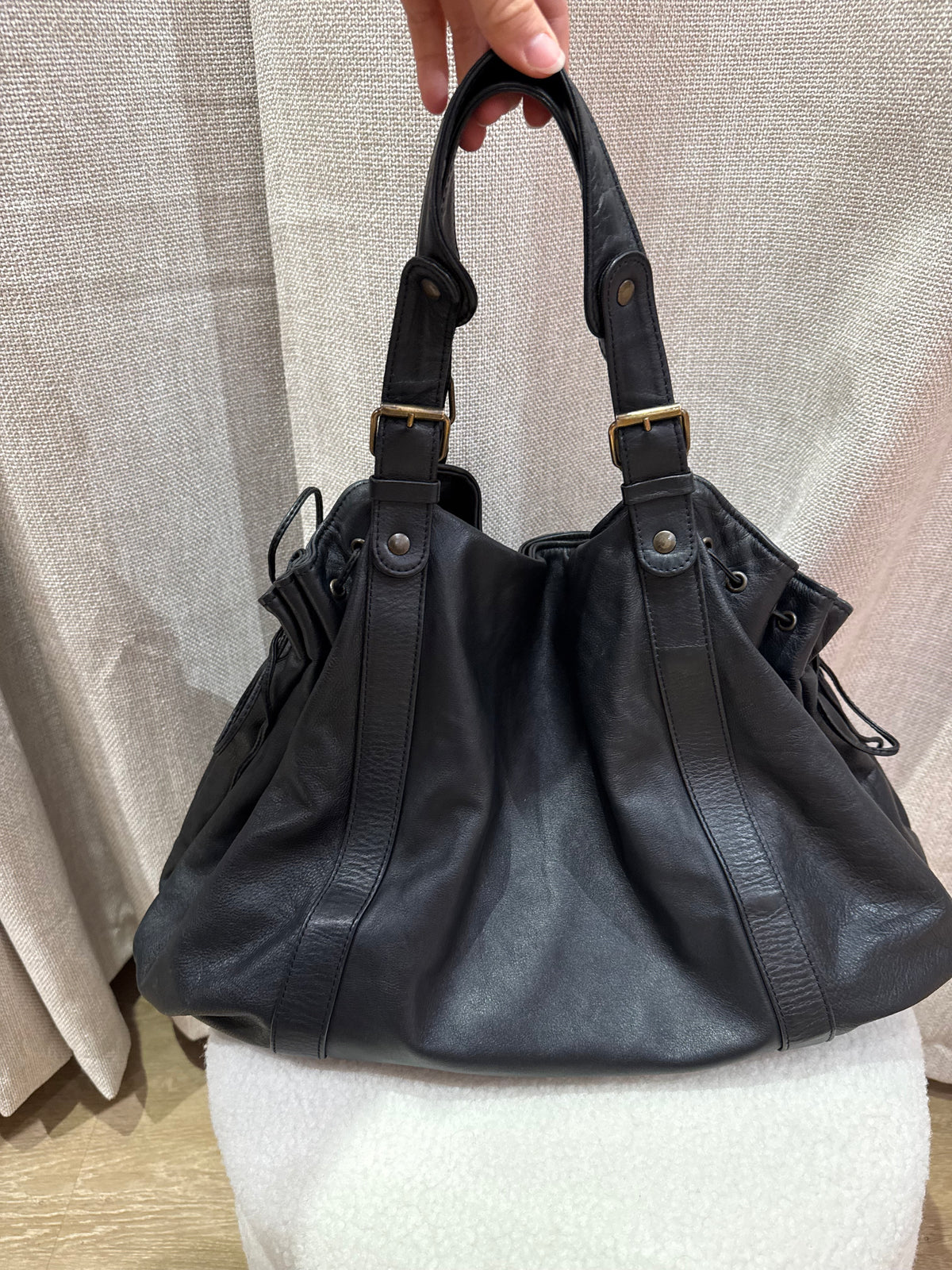 Sac en cuir Gérard Darel grand format