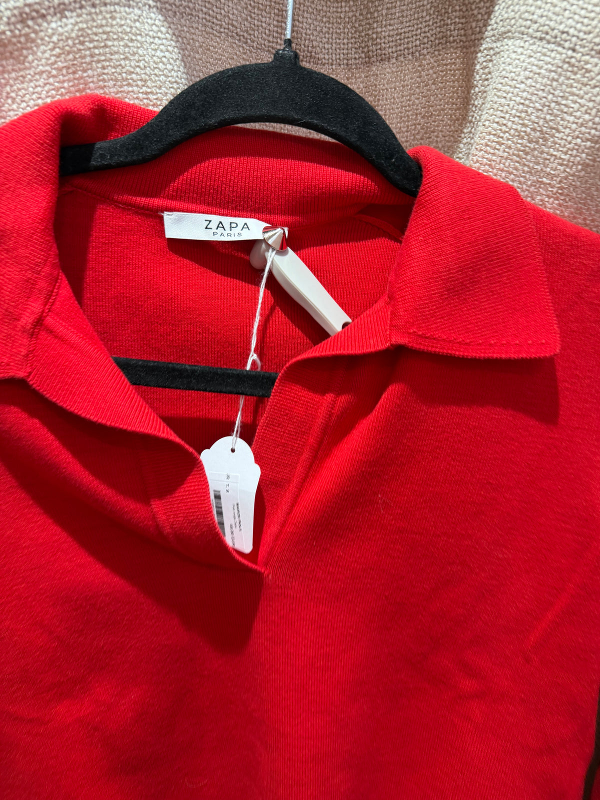 Polo rouge Zapa T.S 12/10