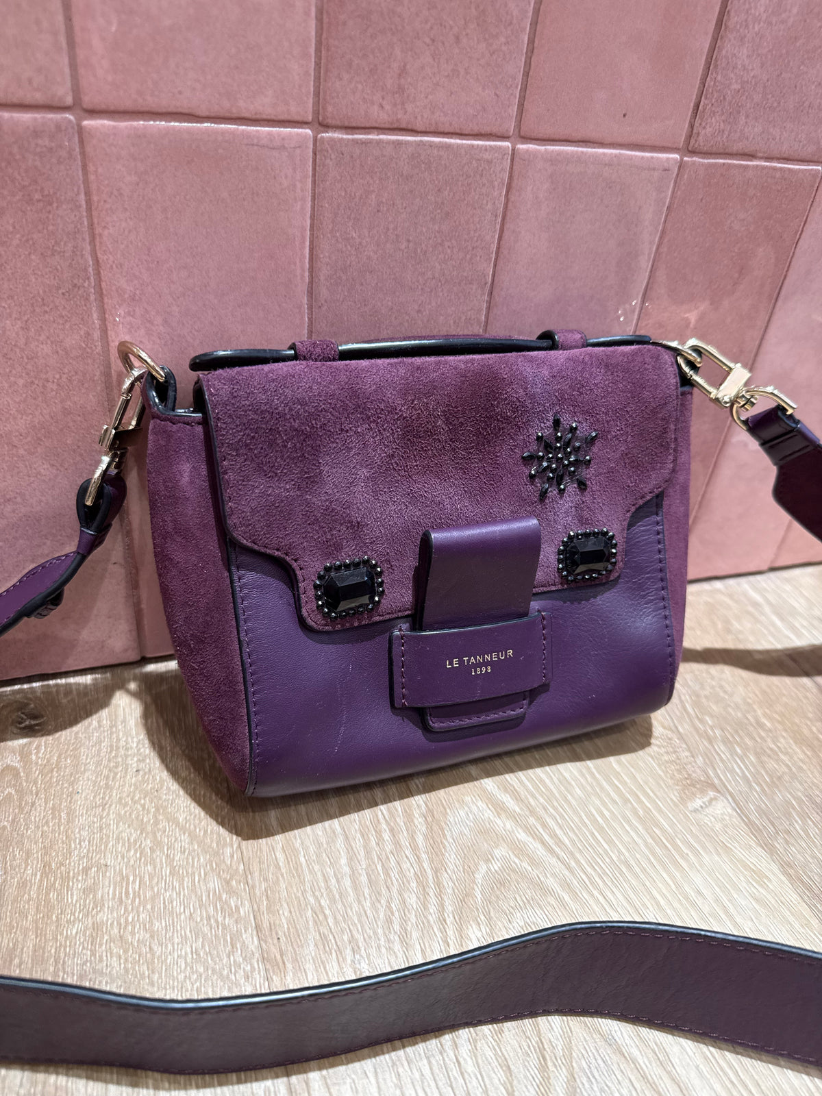 Petit sac le tanneur violet
