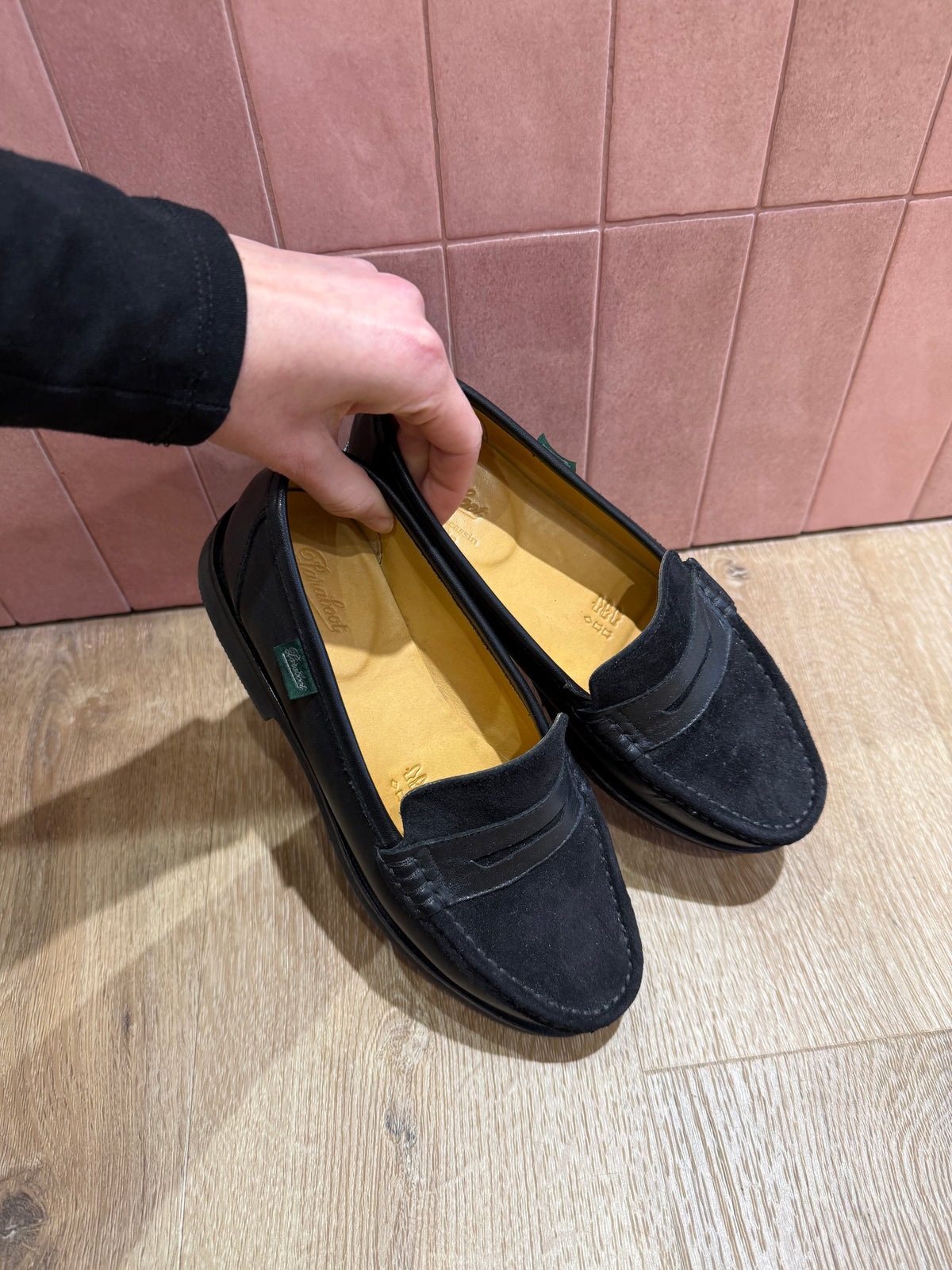 Mocassins Paraboots noirs taille 37