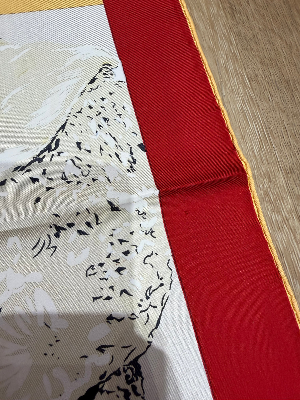 Foulard rose et beige Christian Dior