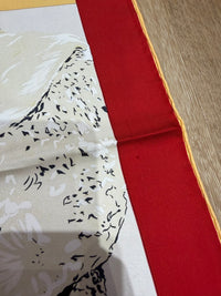 Foulard rose et beige Christian Dior