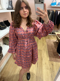 Robe rose et beige Sézane T.36 01/09