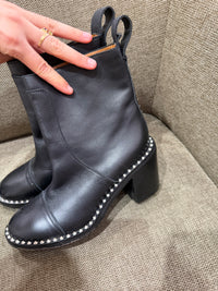 Zadig & Voltaire - Bottines noires à talons - T.37 01/09